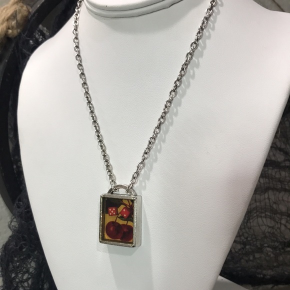 Classic Hardware “Lucky Cherries” Necklace - Picture 2 of 8